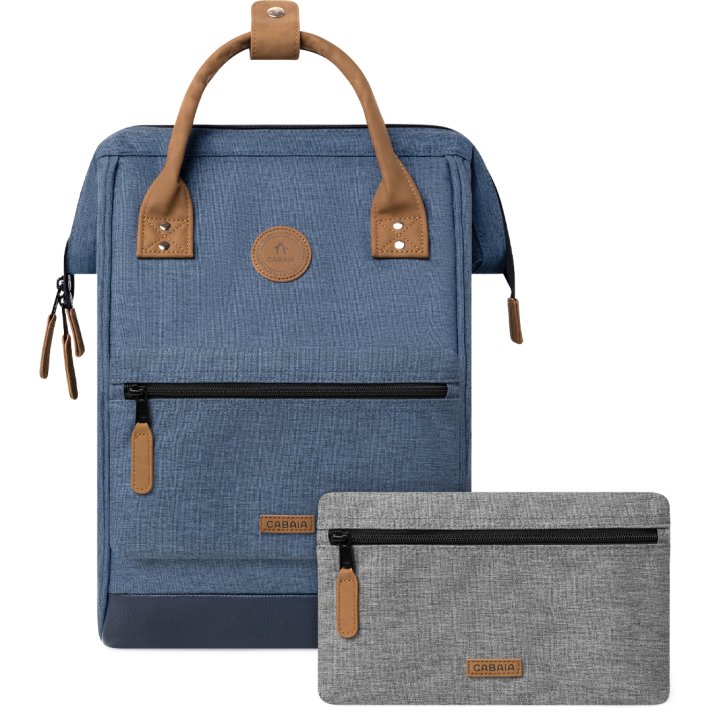 CABAIA Adventurer M Paris Rucksack blue melanged